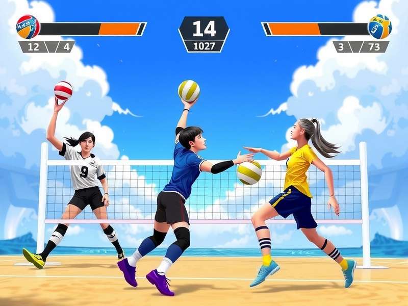 Volley Dynamos Gameplay